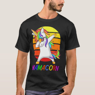 Mamacorn Unicorn Funnyu2019s Womens Costume Mom Mo T-Shirt