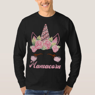 Mamacorn Unicorn Mom Baby Funny Mother's Day For W T-Shirt