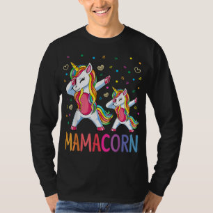 Mamacorn unicorn mom baby funny mother's day for w T-Shirt