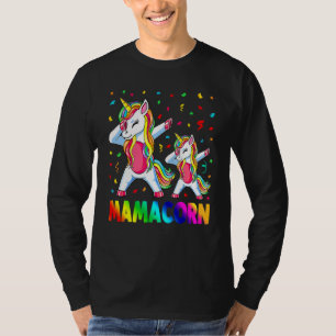 Mamacorn Unicorn Mom Baby Mother's Day For Women T-Shirt
