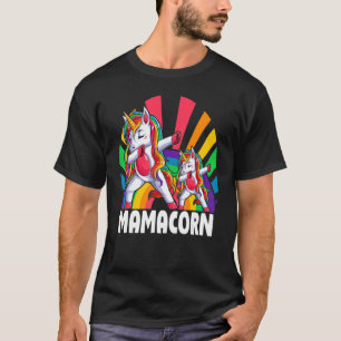 Mamacorn Unicorn Mom Baby Mother's Day For Women T-Shirt