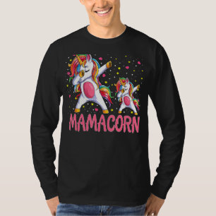 Mamacorn Unicorn Mom Baby Mother's Day T-Shirt