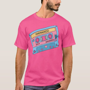 Mamamoo Moomoo Cute Retro Pastel Cassette Tape Blu T-Shirt
