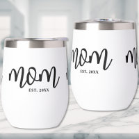 Maman a établi le script noir de la mère