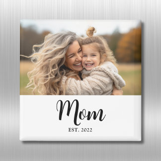 Maman a établi un aimant de cadeau photo
