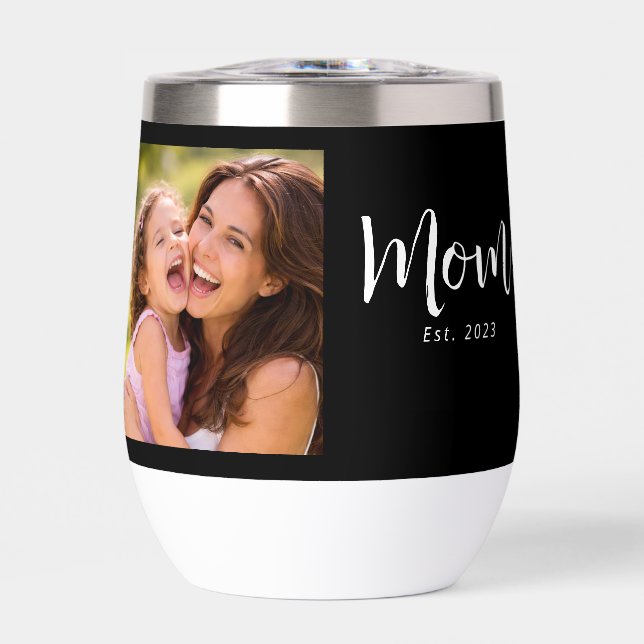 Maman a établi un script photo noir (Avant)