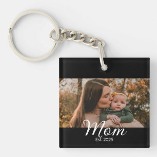 Maman a établi une photo de script moderne