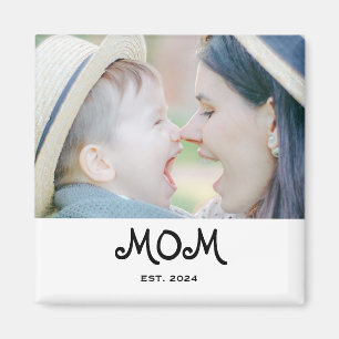 Maman a fondé un cadeau photo aimant