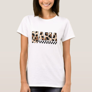 Maman avec la couleur ours t-shirt design   Couleu