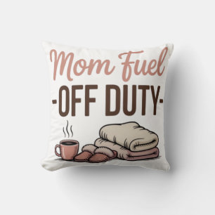 Maman Carburant hors service Coussin décoratif con