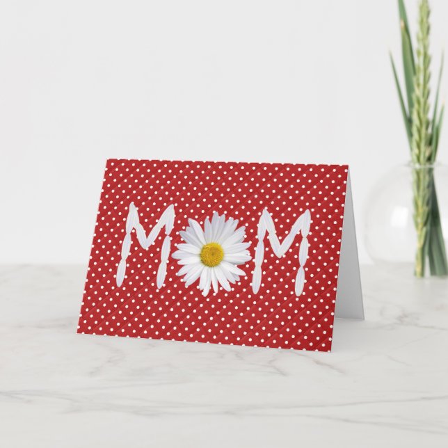 Maman Daisy sur carte pois (Devant)