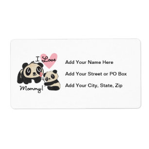 Maman d'amour des pandas I