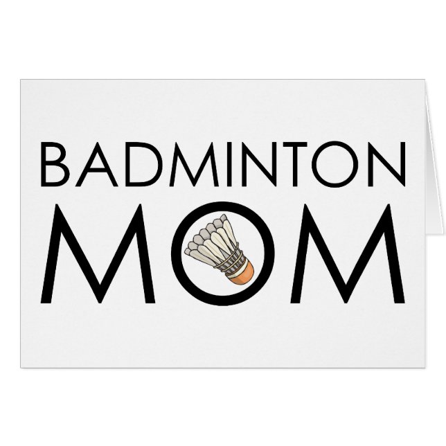 Maman de badminton (Devant horizontal)