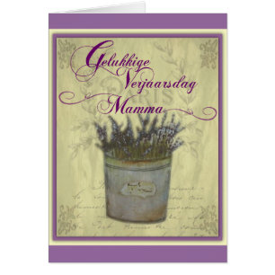 Maman de Gelukkige Verjaarsdag