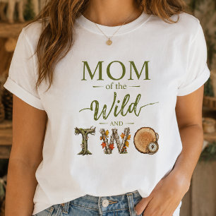 Maman de la nature et deux T-shirts pour femmes d'