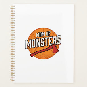Maman de monstres Conception de maman de basket-ba