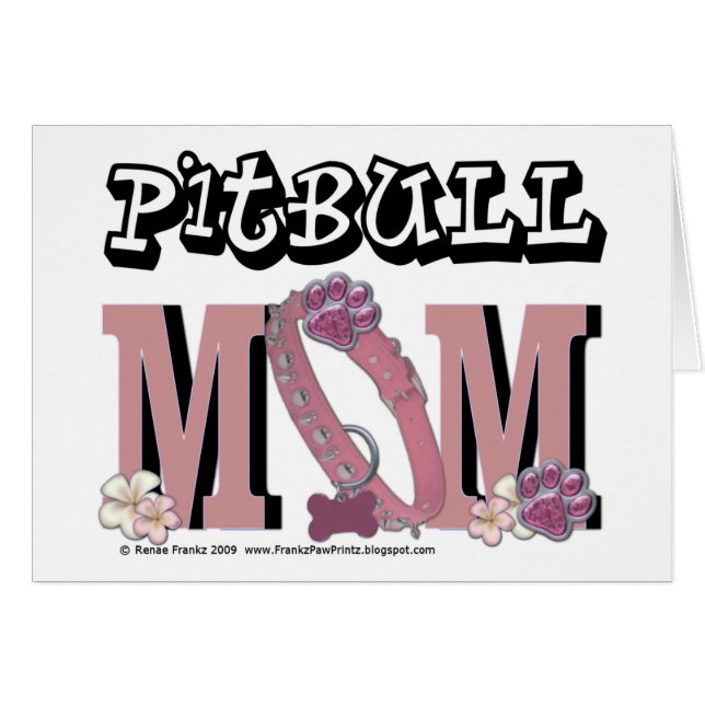 MAMAN de Pitbull (Devant horizontal)