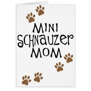 Maman de Schnauzer miniature