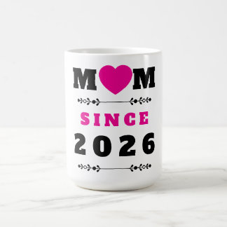 Maman depuis 2026 Mug Élégant Minimaliste