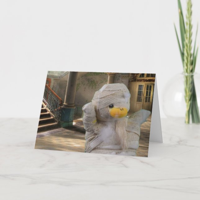 Maman d'Halloween. Carte de voeux (Devant)