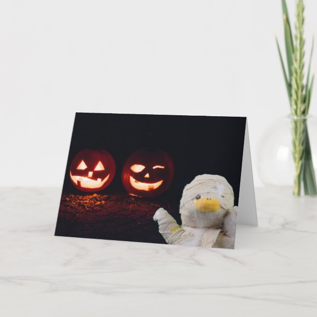 Maman d'Halloween. Carte de voeux (Devant)
