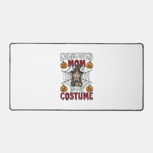 Maman Épuisée Est Costume Halloween Sorcière Café