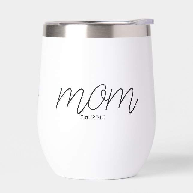 Maman établie en script noir  (Gauche)
