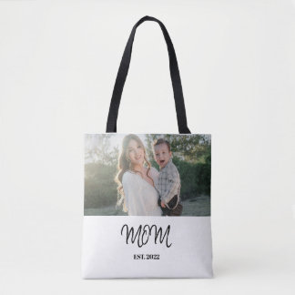 Maman établie, Sac fourre-tout avec photo