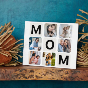 Maman Fête des mères Photo Collage Plaque