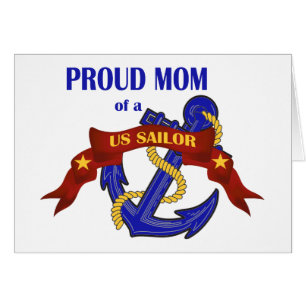 Maman fière d'un marin des USA