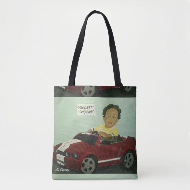 "Maman !" "Je Suis Prêt À Rouler !" Sac fourre-tou (Devant)