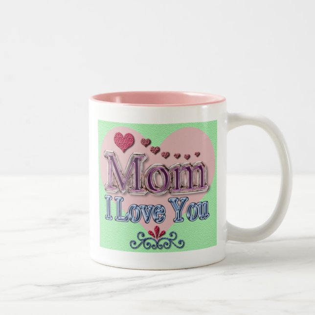Maman (Je t'aime) Mug (Droit)
