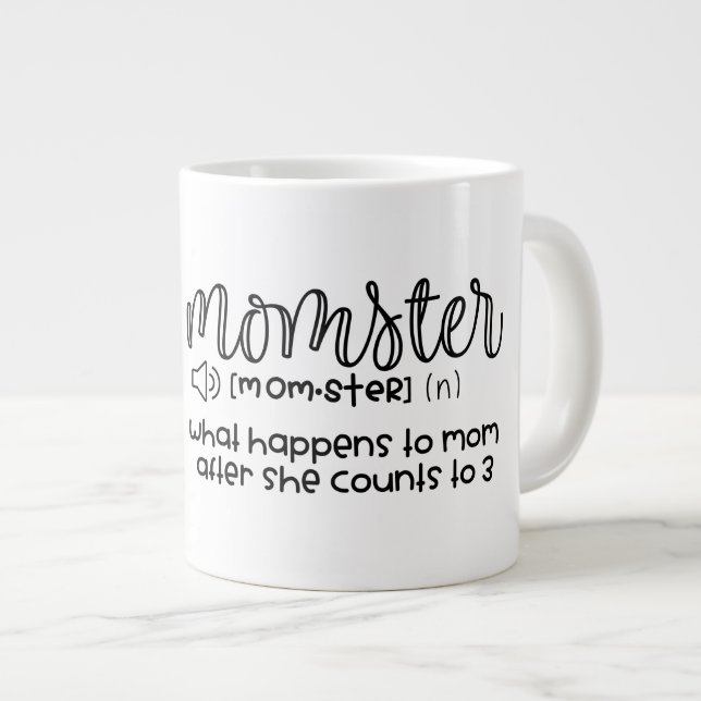 Maman - Jumbo Mug (Devant droit)