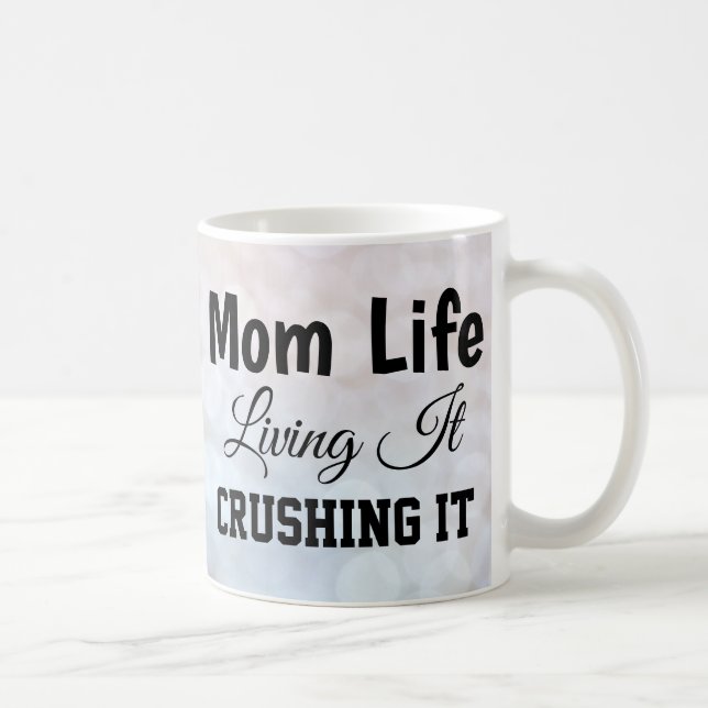 Maman Life Bokeh Sparkles Mug (Droite)