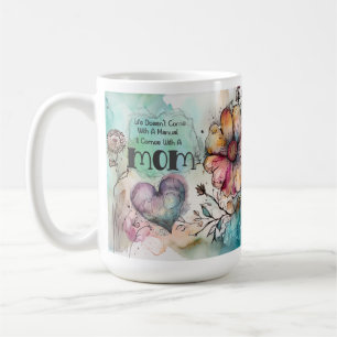 Maman Mama Fête des Mères Cadeau de Mug Floral