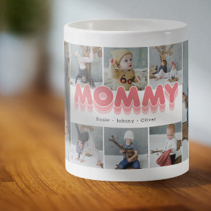 Maman mignonne 8 Tasse à café avec collage de phot