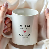 Maman Moderne | Lola Année de Création. Tasse à Ca