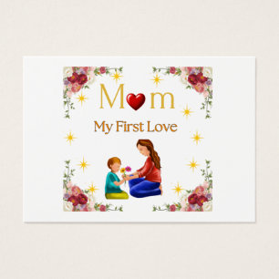 Maman - Mon premier amour Carte de voeux pour la