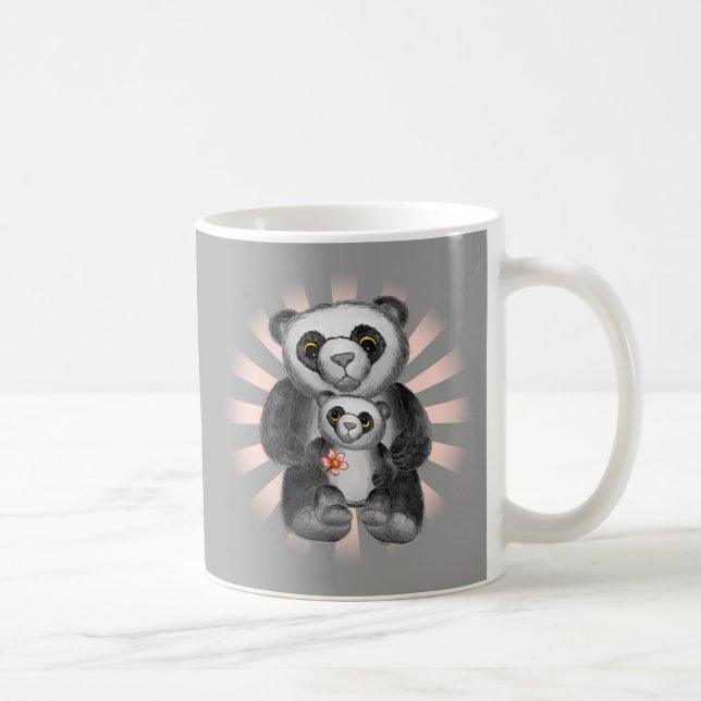 Maman Panda Ours Amour mug (Droite)