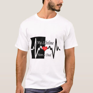 Maman & Papa 💗 T-shirt bébé - doux, doux et compl