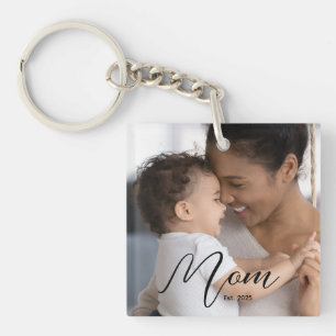 Maman personnalisée Écriture moderne Photo