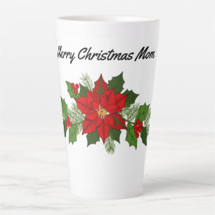 Maman Poinsettias Latte Mug