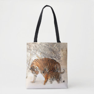 maman tigre et sac fourre-tout bébé