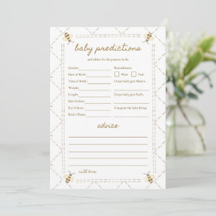 Maman To Bee Baby shower Baby Traits Cartes de jeu