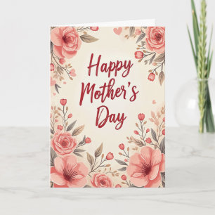 Maman, tu es le monde Carte de la fête des mères