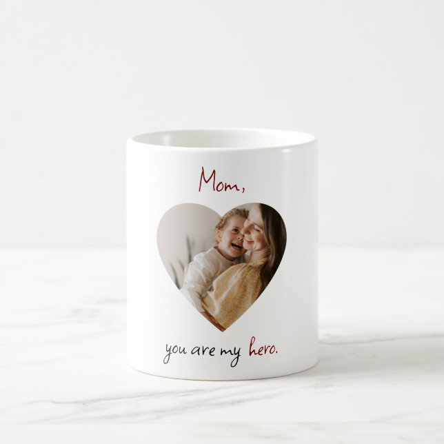 "Maman, tu es mon héros" Mug (Centre)
