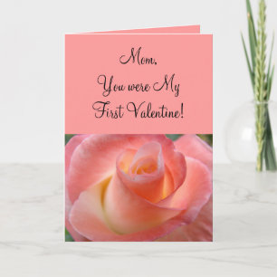 Maman, tu étais ma première Saint Valentin ! Carte