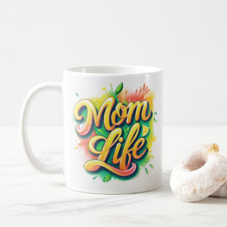 Maman Vie Nom personnalisé Mug - Citronnelle Inspi