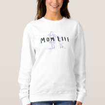 Maman Vie Sweatshirt T-shirt de la fête des mères