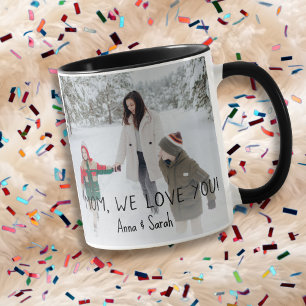 Maman We Love You Custom Photo Mug